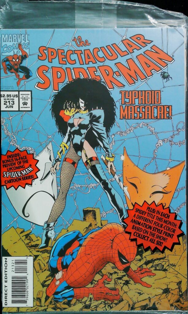 Spectacular Spider-Man #213, vue de l'exemplaire