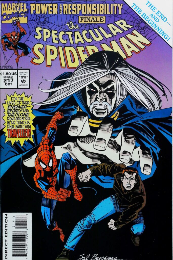 Spectacular Spider-Man #217, vue de l'exemplaire
