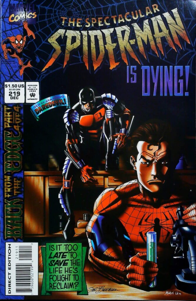 Spectacular Spider-Man #219, vue de l'exemplaire