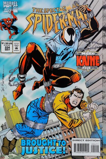 Couverture de SPECTACULAR SPIDER-MAN (1976) #224 - par Sal Buscema - lecubeacomics.com
