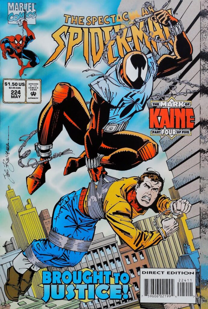 Spectacular Spider-Man #224, vue de l'exemplaire