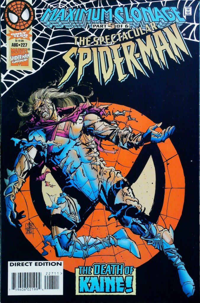 Spectacular Spider-Man #227, vue de l'exemplaire