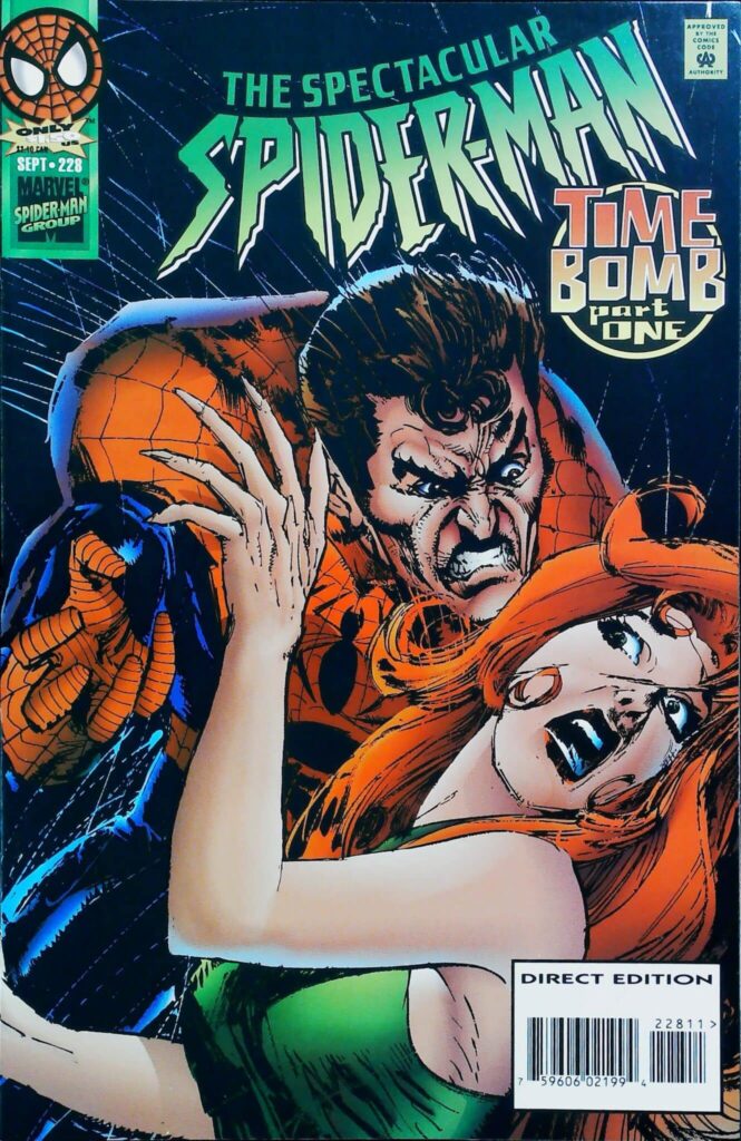 Spectacular Spider-Man #228, vue de l'exemplaire
