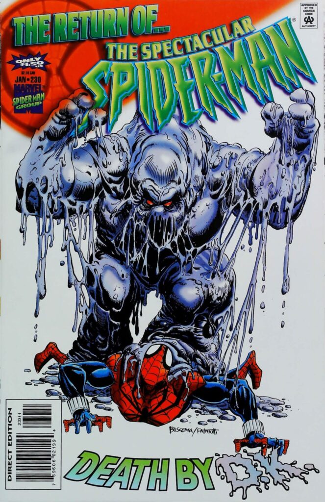 Spectacular Spider-Man #230, vue de l'exemplaire