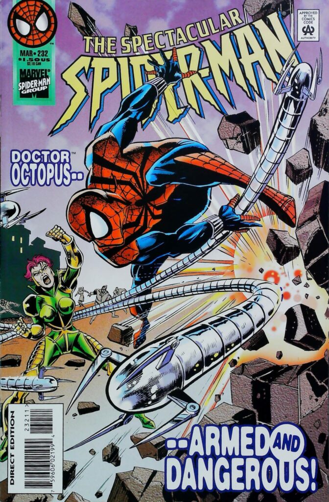 Spectacular Spider-Man #232, vue de l'exemplaire