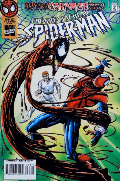 Couverture de SPECTACULAR SPIDER-MAN (1976) #233 - par Sal Buscema - lecubeacomics.com