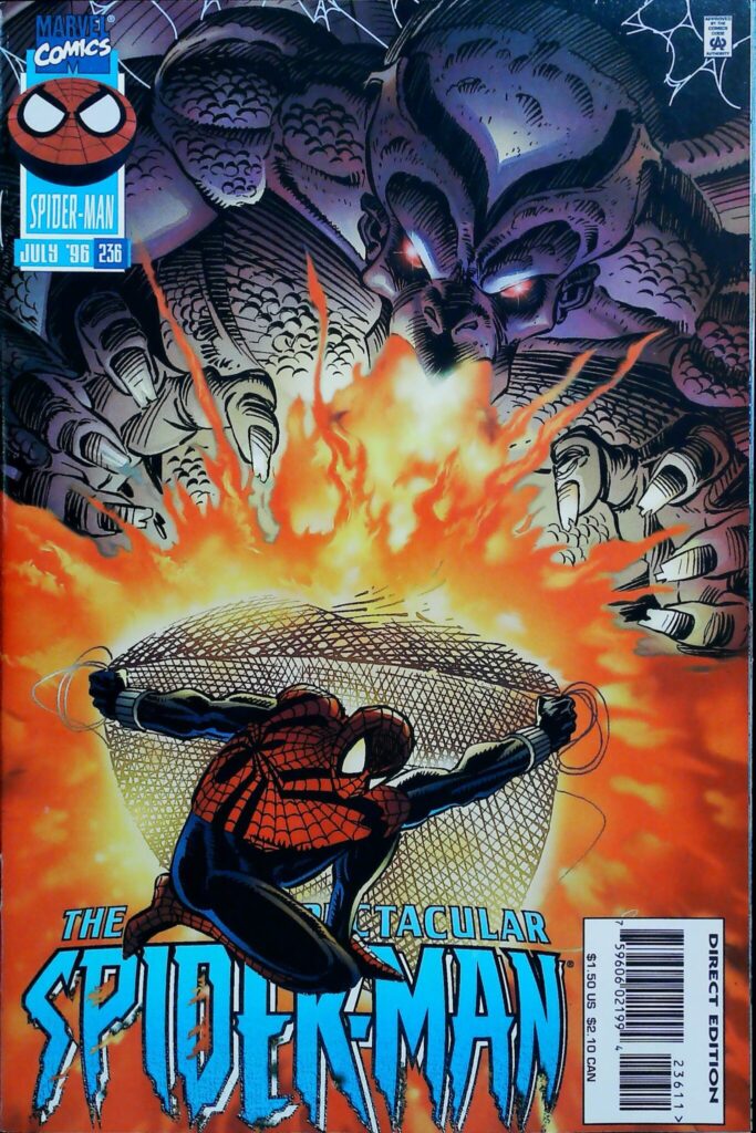 Spectacular Spider-Man #236, vue de l'exemplaire