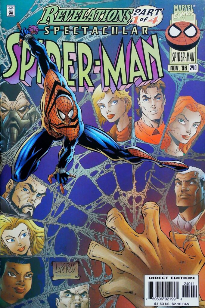 Spectacular Spider-Man #240, vue de l'exemplaire
