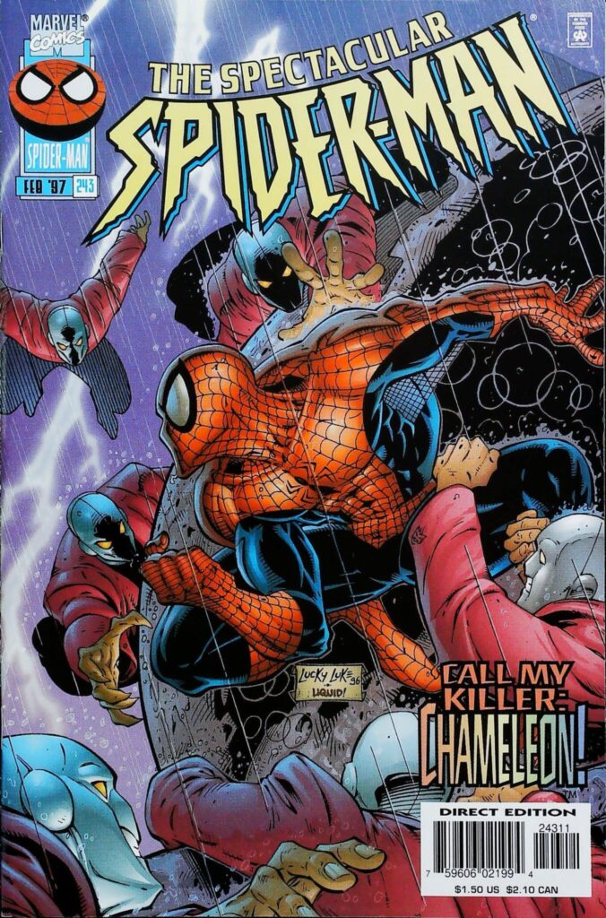 Spectacular Spider-Man #243, vue de l'exemplaire