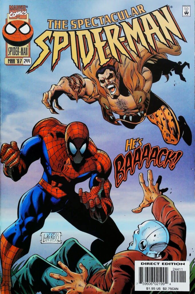 Spectacular Spider-Man #244, vue de l'exemplaire
