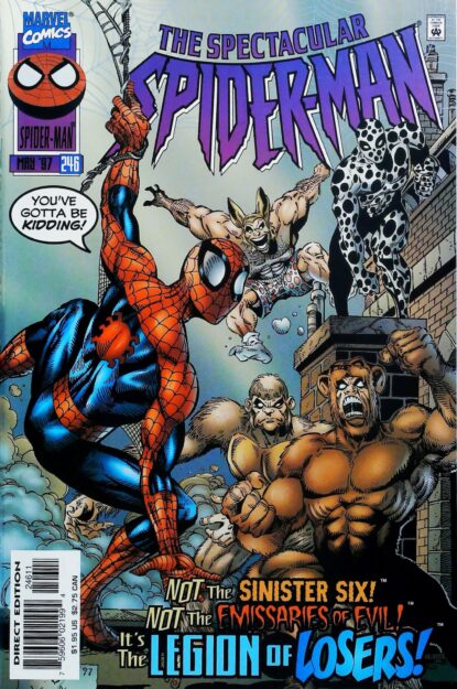 Couverture de SPECTACULAR SPIDER-MAN (1976) #246 - par Al Milgrom - lecubeacomics.com