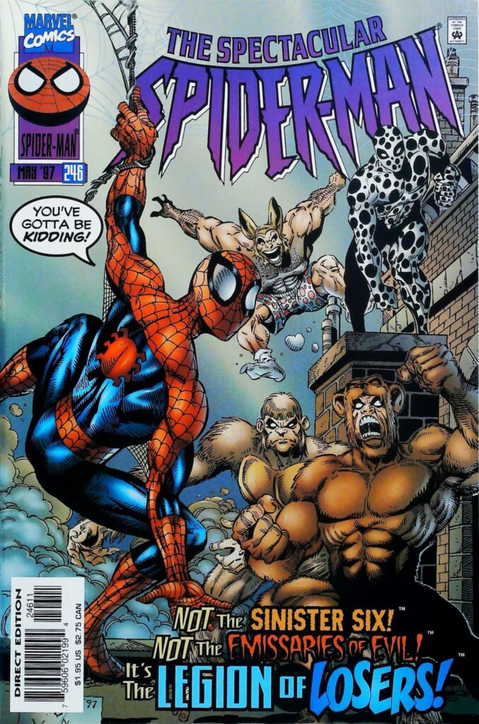 Spectacular Spider-Man #246, vue de l'exemplaire