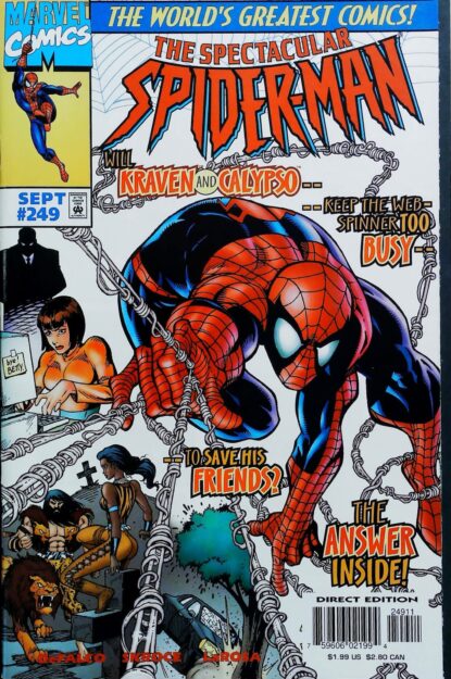 Couverture de SPECTACULAR SPIDER-MAN (1976) #249 - par Comicraft - lecubeacomics.com