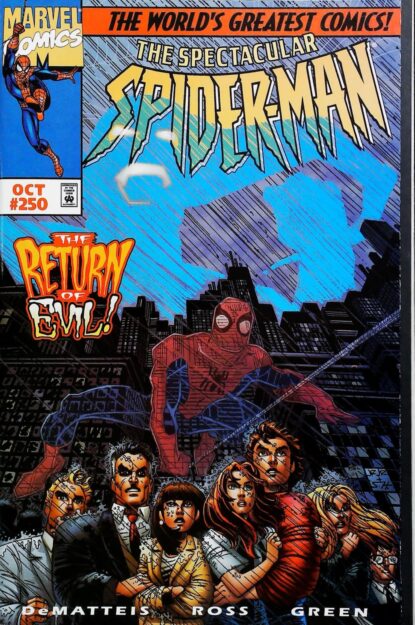 Couverture de SPECTACULAR SPIDER-MAN (1976) #250 - par Comicraft - lecubeacomics.com