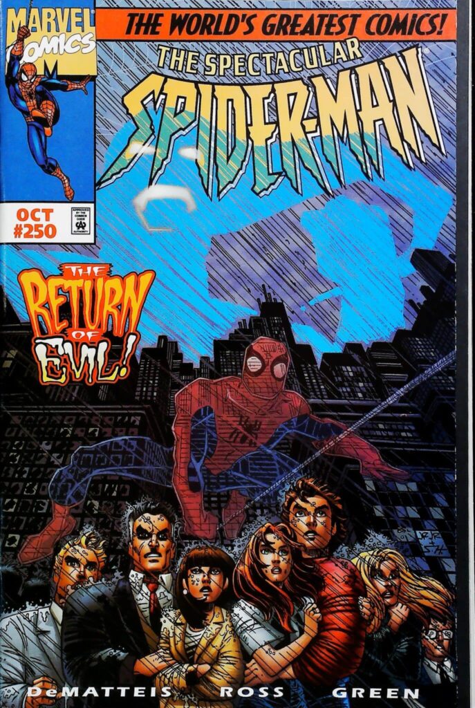 Spectacular Spider-Man #250, vue de l'exemplaire