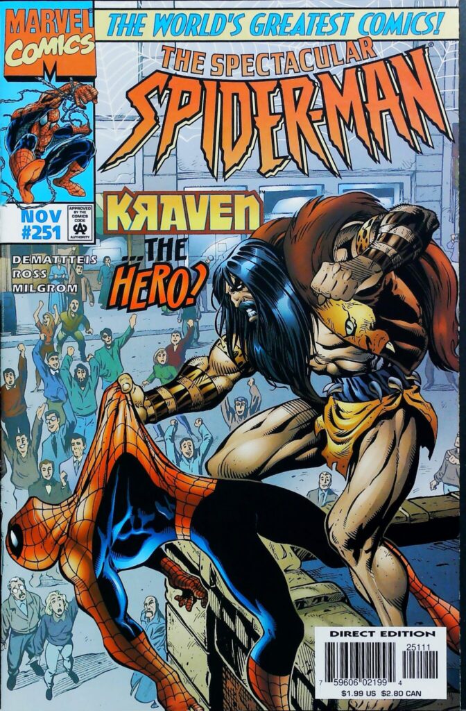 Spectacular Spider-Man #251, vue de l'exemplaire