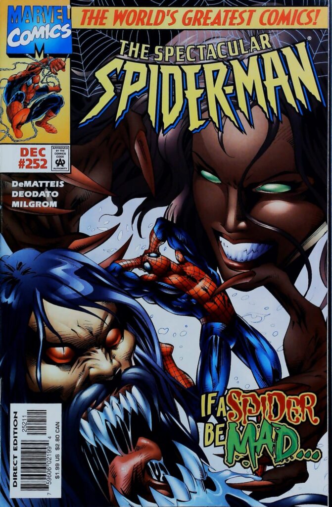 Spectacular Spider-Man #252, vue de l'exemplaire