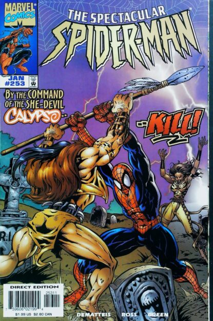 Couverture de SPECTACULAR SPIDER-MAN (1976) #253 - par Comicraft - lecubeacomics.com