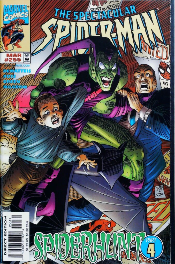 Spectacular Spider-Man #255, vue de l'exemplaire