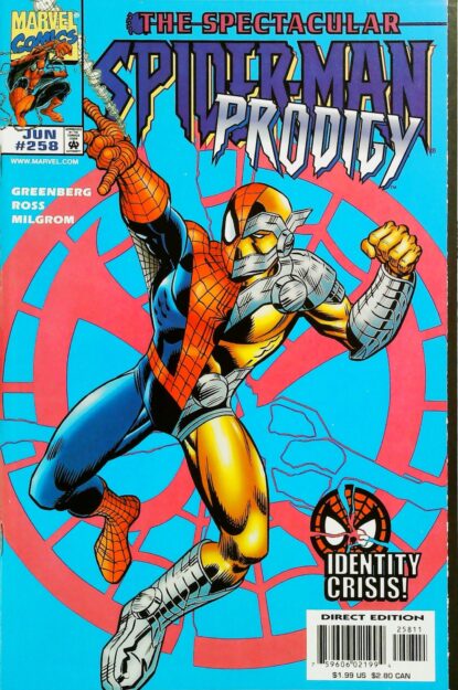 Couverture de SPECTACULAR SPIDER-MAN (1976) #258 - par John Romita - lecubeacomics.com