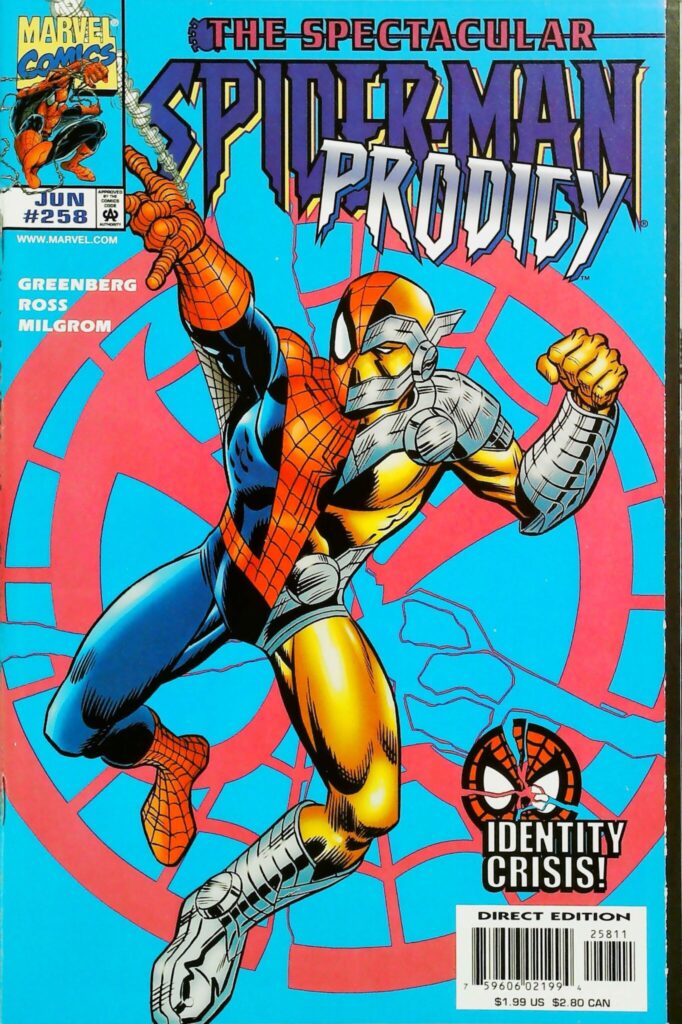 Spectacular Spider-Man #258, vue de l'exemplaire
