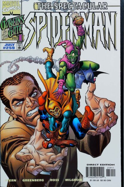 Couverture de SPECTACULAR SPIDER-MAN (1976) #259 - par Atomic Paintbrush - lecubeacomics.com