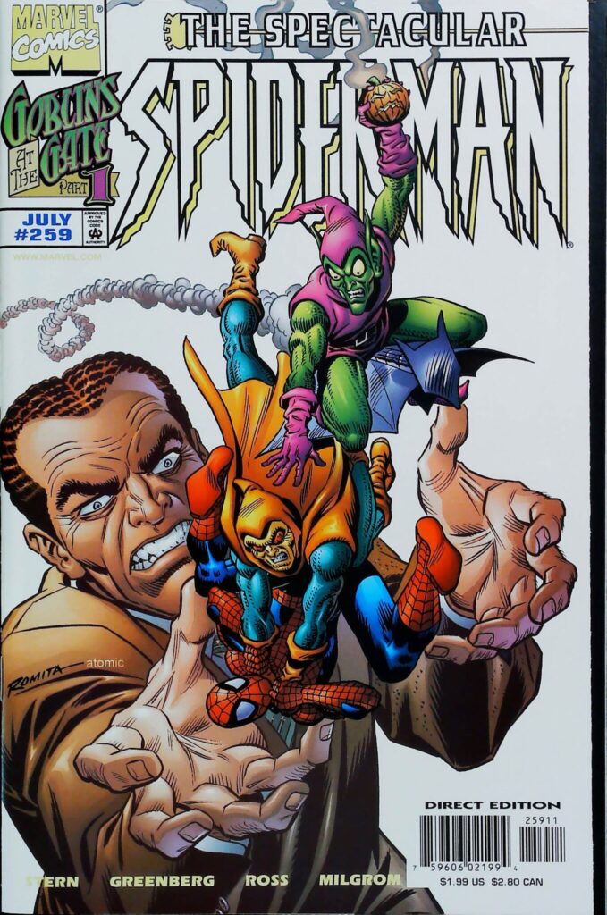 Spectacular Spider-Man #259, vue de l'exemplaire