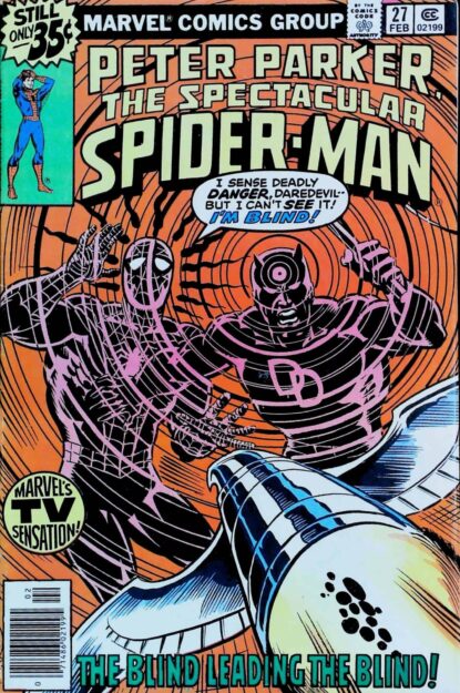 SPECTACULAR SPIDER-MAN (1976) #27 - Marvel - lecubeacomics.com Couverture de SPECTACULAR SPIDER-MAN (1976) #27 - par Dave Cockrum - lecubeacomics.com