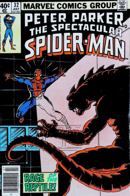 SPECTACULAR SPIDER-MAN (1976) #32 - Marvel - lecubeacomics.com Couverture de SPECTACULAR SPIDER-MAN (1976) #32 - par Bob Layton - lecubeacomics.com