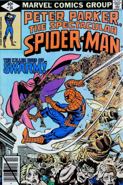 SPECTACULAR SPIDER-MAN (1976) #36 - Marvel - lecubeacomics.com Couverture de SPECTACULAR SPIDER-MAN (1976) #36 - par Ed Hannigan - lecubeacomics.com