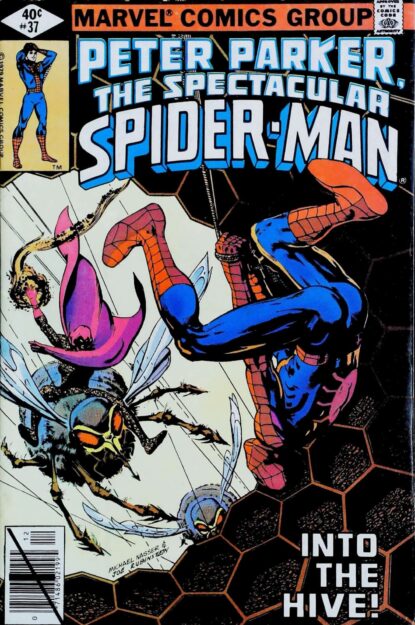 SPECTACULAR SPIDER-MAN (1976) #37 - Marvel - lecubeacomics.com Couverture de SPECTACULAR SPIDER-MAN (1976) #37 - par Joe Rubinstein - lecubeacomics.com