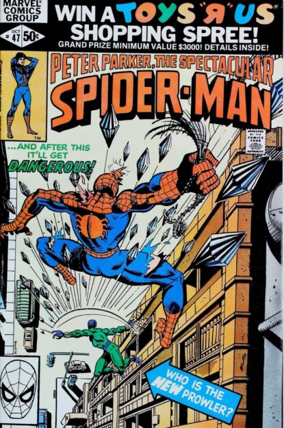 Couverture de SPECTACULAR SPIDER-MAN (1976) #47 - par Al Milgrom - lecubeacomics.com
