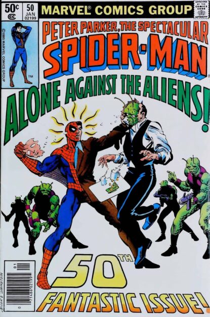 SPECTACULAR SPIDER-MAN (1976) #50 - Marvel - lecubeacomics.com Couverture de SPECTACULAR SPIDER-MAN (1976) #50 - par Frank Miller - lecubeacomics.com