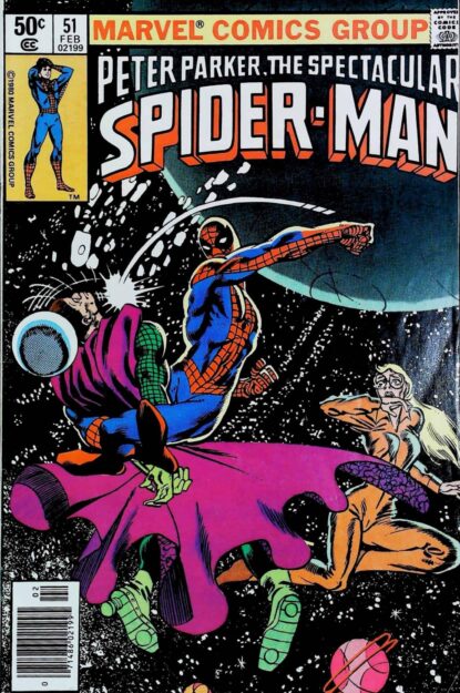 SPECTACULAR SPIDER-MAN (1976) #51 - Marvel - lecubeacomics.com Couverture de SPECTACULAR SPIDER-MAN (1976) #51 - par Frank Miller - lecubeacomics.com