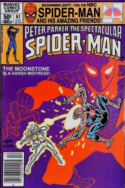 SPECTACULAR SPIDER-MAN (1976) #61 - Marvel - lecubeacomics.com Couverture de SPECTACULAR SPIDER-MAN (1976) #61 - par Ed Hannigan - lecubeacomics.com