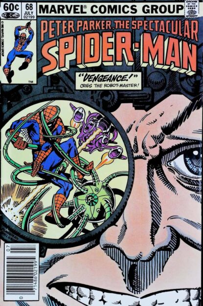 Couverture de SPECTACULAR SPIDER-MAN (1976) #68 - par Ed Hannigan - lecubeacomics.com
