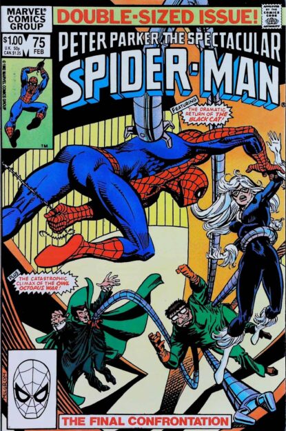 SPECTACULAR SPIDER-MAN (1976) #75 - Marvel - lecubeacomics.com Couverture de SPECTACULAR SPIDER-MAN (1976) #75 - par Al Milgrom - lecubeacomics.com