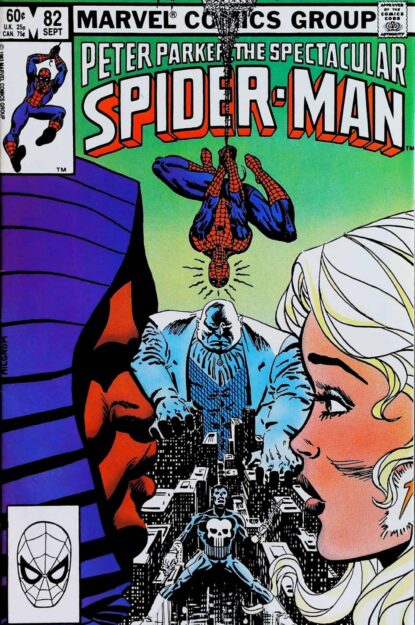 Couverture de SPECTACULAR SPIDER-MAN (1976) #82 - par Al Milgrom - lecubeacomics.com