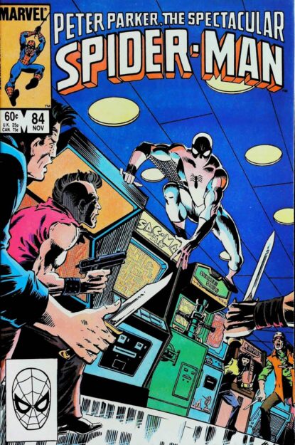 Couverture de SPECTACULAR SPIDER-MAN (1976) #84 - par Dave Simons - lecubeacomics.com