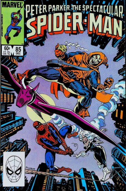 Couverture de SPECTACULAR SPIDER-MAN (1976) #85 - par Al Milgrom - lecubeacomics.com