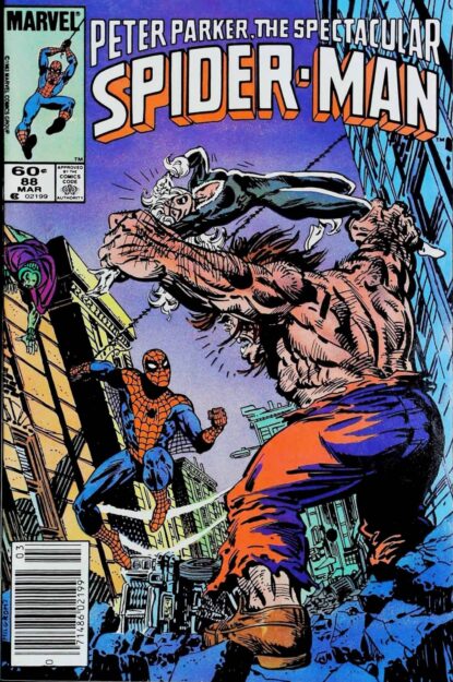 Couverture de SPECTACULAR SPIDER-MAN (1976) #88 - par Al Milgrom - lecubeacomics.com