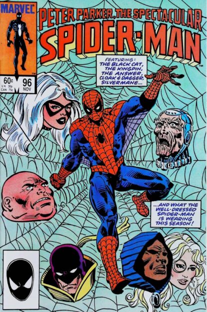 SPECTACULAR SPIDER-MAN (1976) #96 - Marvel - lecubeacomics.com Couverture de SPECTACULAR SPIDER-MAN (1976) #96 - par Al Milgrom - lecubeacomics.com