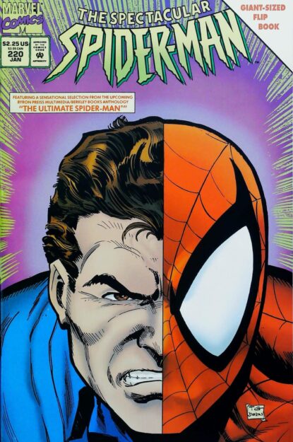 SPECTACULAR SPIDER-MAN (1976) #220 - Marvel - lecubeacomics.com Couverture de SPECTACULAR SPIDER-MAN (1976) #220 - par Klaus Janson - lecubeacomics.com