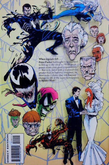 SPECTACULAR SPIDER-MAN (1976) #228 - Marvel - lecubeacomics.com Couverture de SPECTACULAR SPIDER-MAN (1976) #228 - par Bill Sienkiewicz - lecubeacomics.com