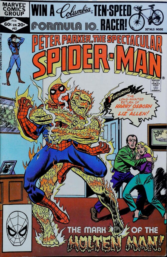 Spectacular Spider-Man #63, exemplaire FN 6.0, recto