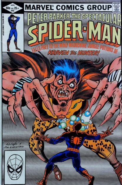 SPECTACULAR SPIDER-MAN (1976) #65 - Marvel - lecubeacomics.com Couverture de SPECTACULAR SPIDER-MAN (1976) #65 - par Bob Layton - lecubeacomics.com