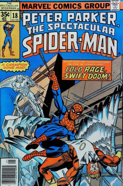 SPECTACULAR SPIDER-MAN (1976) #18 - Marvel - lecubeacomics.com Couverture de SPECTACULAR SPIDER-MAN (1976) #18 - par Gil Kane - lecubeacomics.com