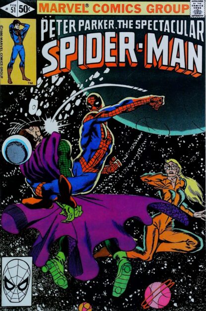 Couverture de SPECTACULAR SPIDER-MAN (1976) #51 - par Frank Miller - lecubeacomics.com