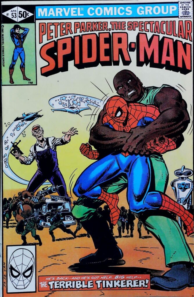 Spectacular Spider-Man #53, exemplaire FN/VF 7.0, recto