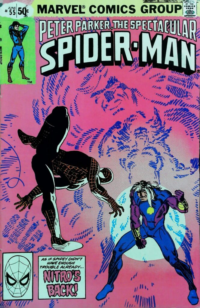 Spectacular Spider-Man #55, exemplaire FN/VF 7.0, recto